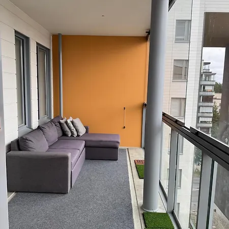 Aurinkolahti Modernlux Sleeps 3 Heated Ev Parking Balcony *